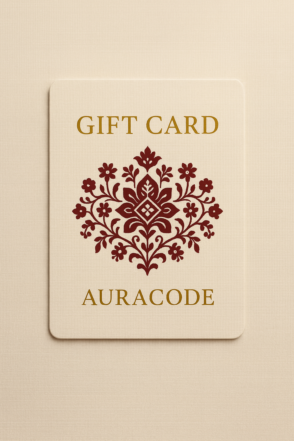KARTA PODARUNKOWA AURACODE GIFT CARD